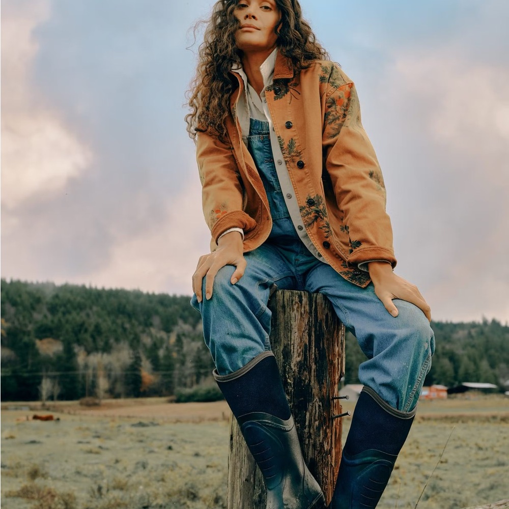 Filson Women’s Canvas Barn Coat – Botanical Flower ❀ Size S | NWT - Picture 3 of 11